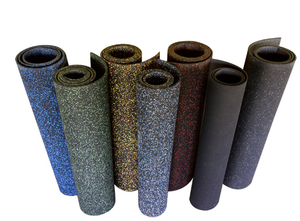 lot 303 image: Rubber Cal Elephant Bark Flooring, Black