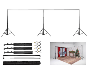 lot 333 image: Kate 10x20ft (3x6m) Photography Backdrop Frame Stand for Room Set Adjustable Heavy Duty
