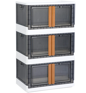 lot 373 image: Storage Bins with Lids - Collapsible Storage Bins, 3Pack