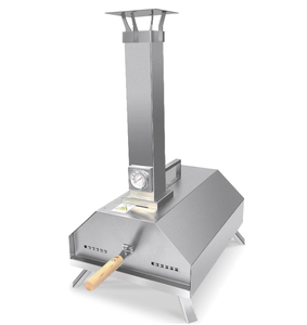 lot 49 image: 11 Outdoor Pizza Oven, Wood Fired Pellet Stove