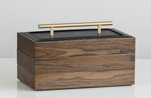 lot 54 image: OMBRE HOME Wooden Stackable Jewelry Box Trays