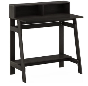 lot 199 image: LOT OF 22 Furinno Simplistic A Frame Computer Desk- Espresso