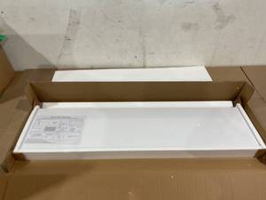 lot 116 image: White Floating Shelf