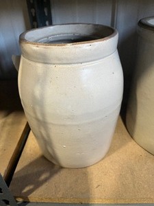 lot 76 image: White Crock different shape