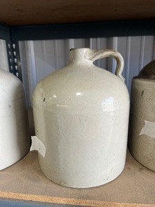 lot 2 image: 2 Gallon White Crock Jug