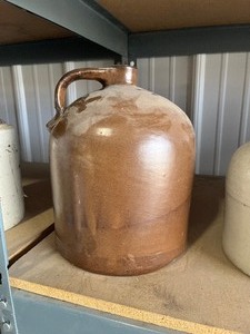 lot 6 image: 2 Gallon Brown Crock Jug