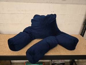 Linenspa Reading Pillow with Neck Support XL Navy