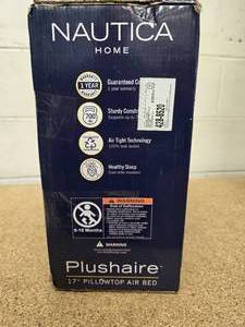 Nautica Plushaire 17 Pillowtop Air Bed Queen