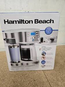 Hamilton Beach 2-Way Programmable Coffee Maker (single cup or full pot)