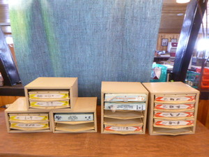 5 Parts Organizers with Contents