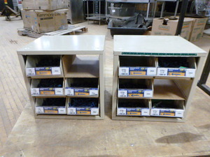 2 Metal Parts Cabinets