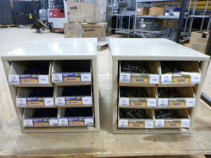 2 Metal Parts Cabinets