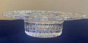 lot 23 image: Waterford Crystal Bethany Pillar Candleholder with box