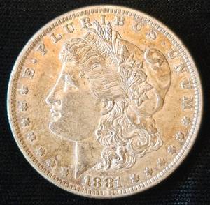 lot 3 image: 1881 Morgan Silver Dollar