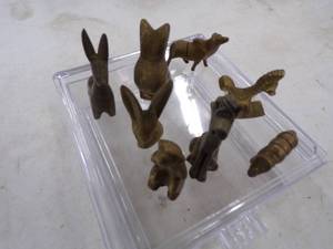 lot 54 image: Mini Brass Figurines