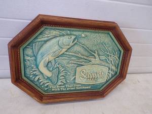 lot 66 image: Schmidt Beer Sign