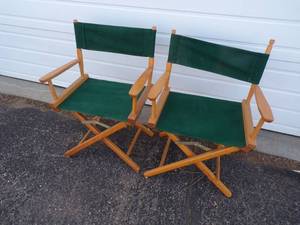 lot 89 image: 2 Director Chairs