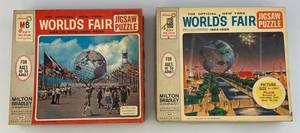 lot 17 image: Vintage Worlds Fair Puzzles (Complete )