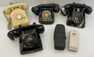 lot 39 image: Misc. Vintage Rotary Phones & More