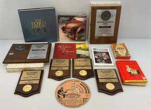 lot 66 image: Misc. Vintage Books, Automive Plaques & More