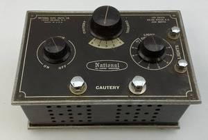 lot 76 image: RARE Vintage Medical Equipment- National Transformer Cauterizer Cautery Machine