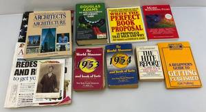 lot 108 image: Vintage Misc. Books Including Atlases & More