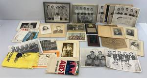 lot 169 image: Vintage Phots & Bowling Related Items