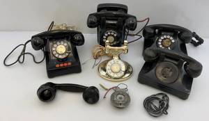 lot 170 image: Vintage Rotary Telephones