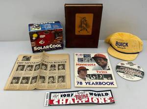 lot 245 image: Vintage Minnesota Twins Items & More