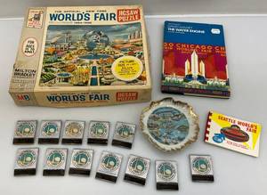 lot 258 image: Misc. Vintage Worlds Fair Items