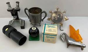lot 265 image: Misc. Vintage Items Including 1930s Pckard Hood Ornament & More