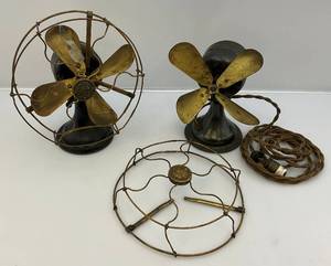 lot 274 image: Two Vintage GE Fans (AS SEEN)