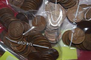 Lot of (130) WHEAT Cents from Philadelphia and Denver mints 1940s