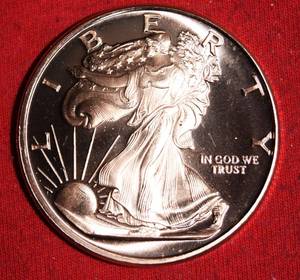 Lot of (20) Mint Copper Rounds  Walking Liberty Design