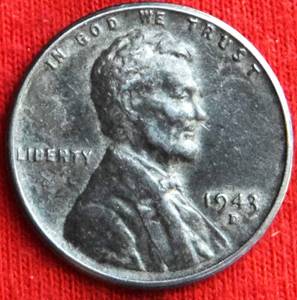 Lot of (25) Steel Wheat Cents