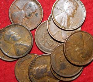 Lot of (50) Wheat Pennies - Philadelphia Mint