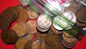Lot of (100) Wheat Cents