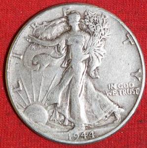 Lot of (3) 1941D43P44P 90% Silver Walking Liberty Half Dollar