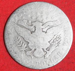 Lot of (1) 1901P 90% Silver Barber Half Dollar