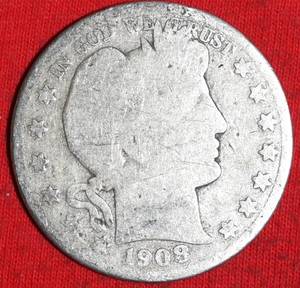 Lot of (1) 1908P 90% Silver Barber Half Dollar