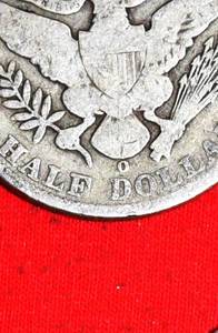 Lot of (5) 1903O1904P1907P1904P1900O 90% Silver Barber Half Dollars