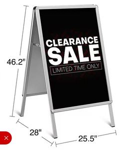 IndoorOutdoor Sidewalk Sign