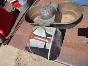 Cattle Water Cup, Grain Scoop