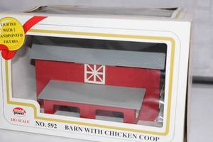 Barn with Chicken Coop
