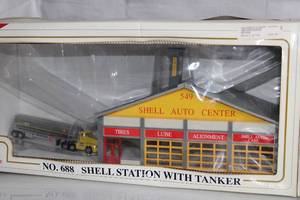 Shell Station with Tanker