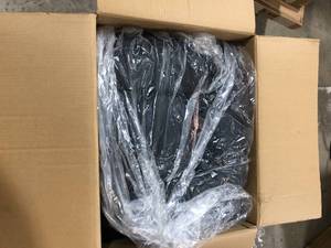 HOMESTOCK Black Recline, Relax, Rule Kids Comfort Champions, Push Back Kids Recliner Chair with Footrest & Cup Holders   Customer Returns See Pictures