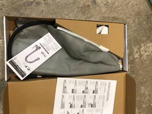 Belanger Single-Handle Pull-Down Sprayer Kitchen Faucet with Motion Sensor in Polished Chrome by KEENEY Customer Returns See Pictures