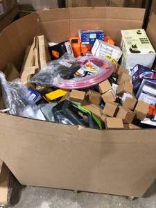 Gaylord of Assorted Tools and Hardware and Misc. Items Various Models and Conditions   Customer Returns See Pictures