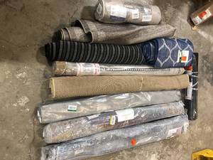 Lot of Assorted Rugs Various Models and Conditions  Customer Returns See Pictures