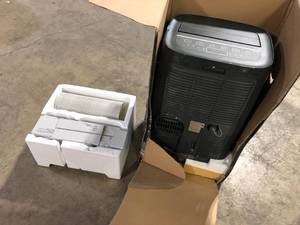 LG 8,000 BTU Portable Air Conditioner LP0821GSSM Cools 350 Sq. Ft. with Dehumidifier and Wi-Fi in Gray Customer Returns See Pictures